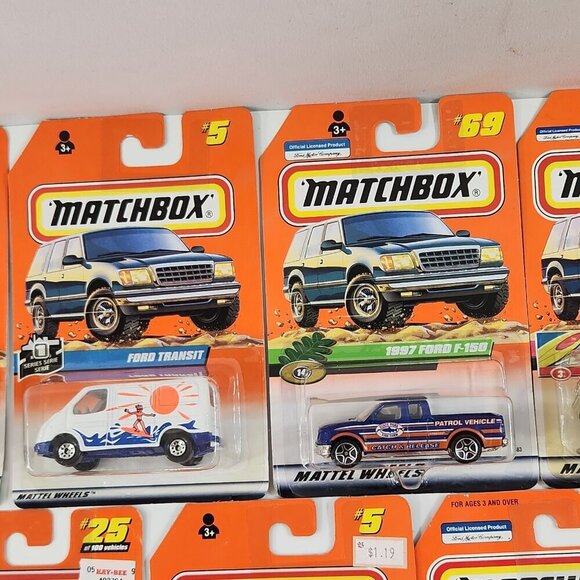 Matchbox Ford Truck SUV 4x4 Bronco II Transit Van F-150  Diecast Cars Lot MOC - Picture 5 of 16
